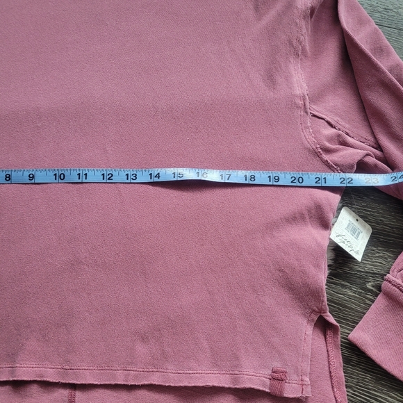 NWT Free People Ready For This Tee in Washed Amathyst Sz XS (Very Oversized) - Picture 6 of 8